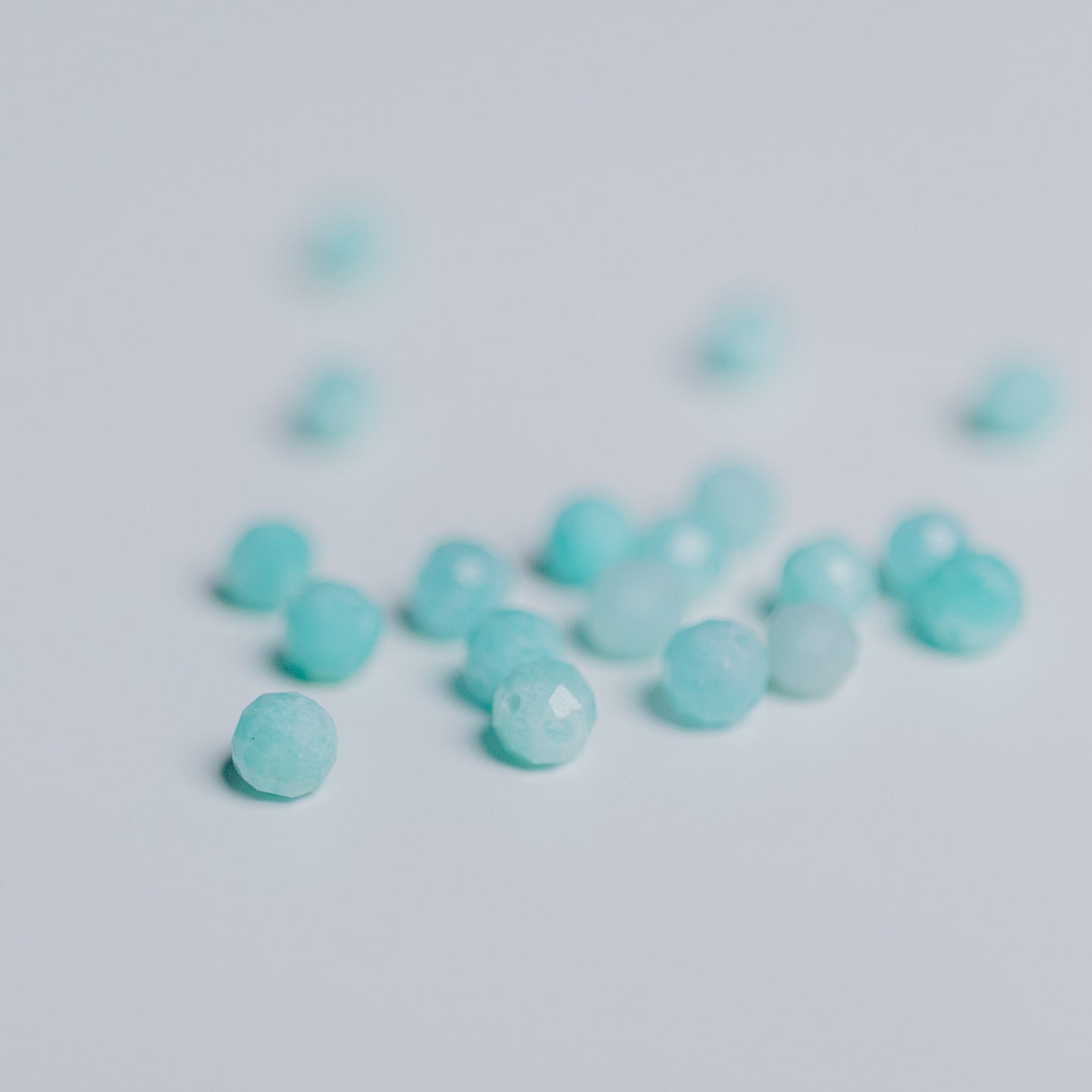 Amazonit - Perle - 4mm - facettet