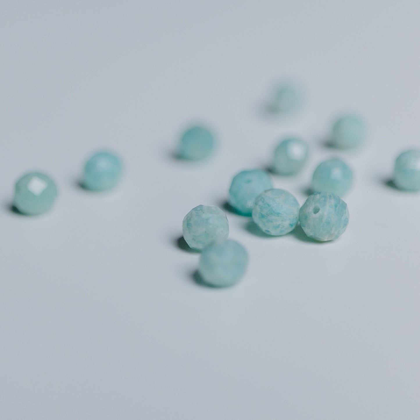 Amazonit - Perle - 6mm - facettet