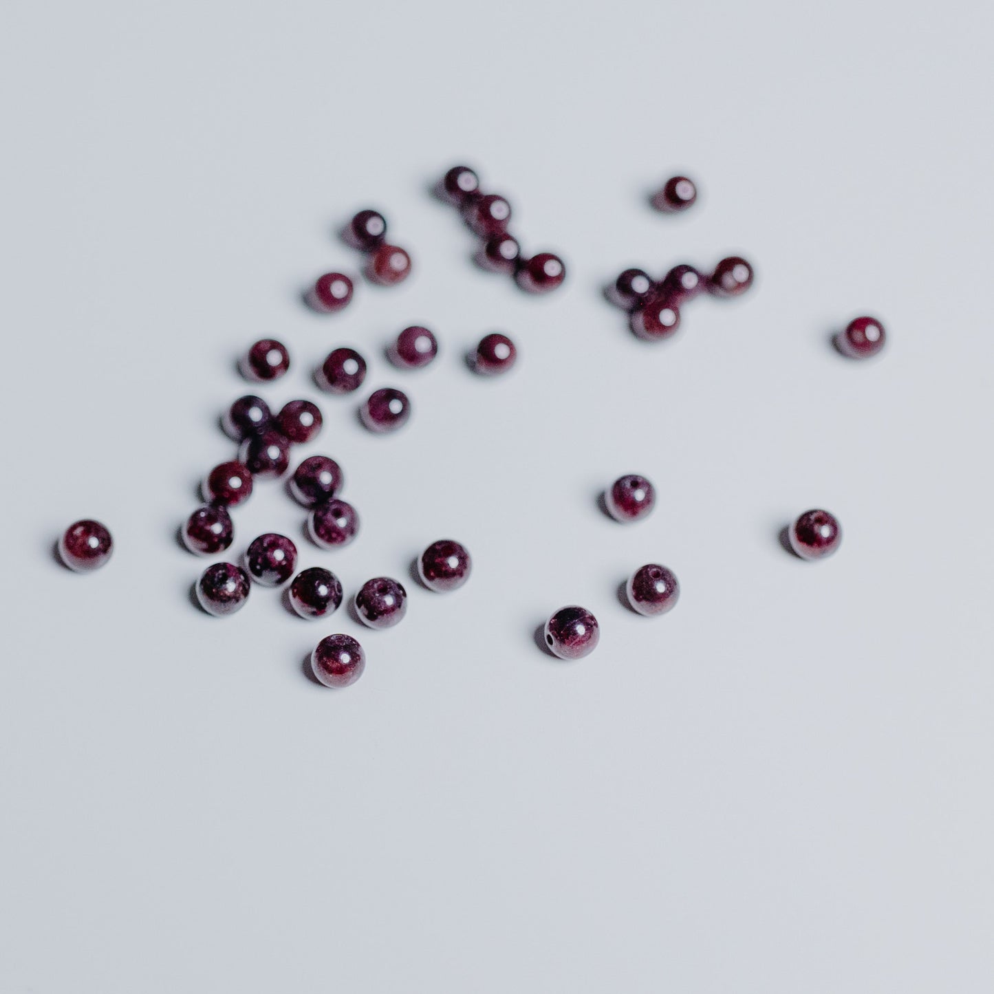 Granat - Perle - 4mm - rund