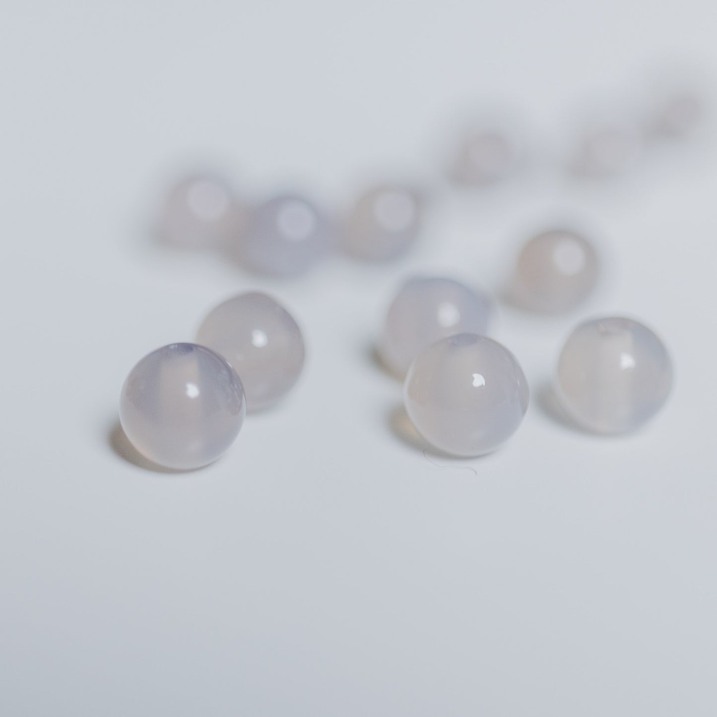 Achat - Perle - 6mm - rund