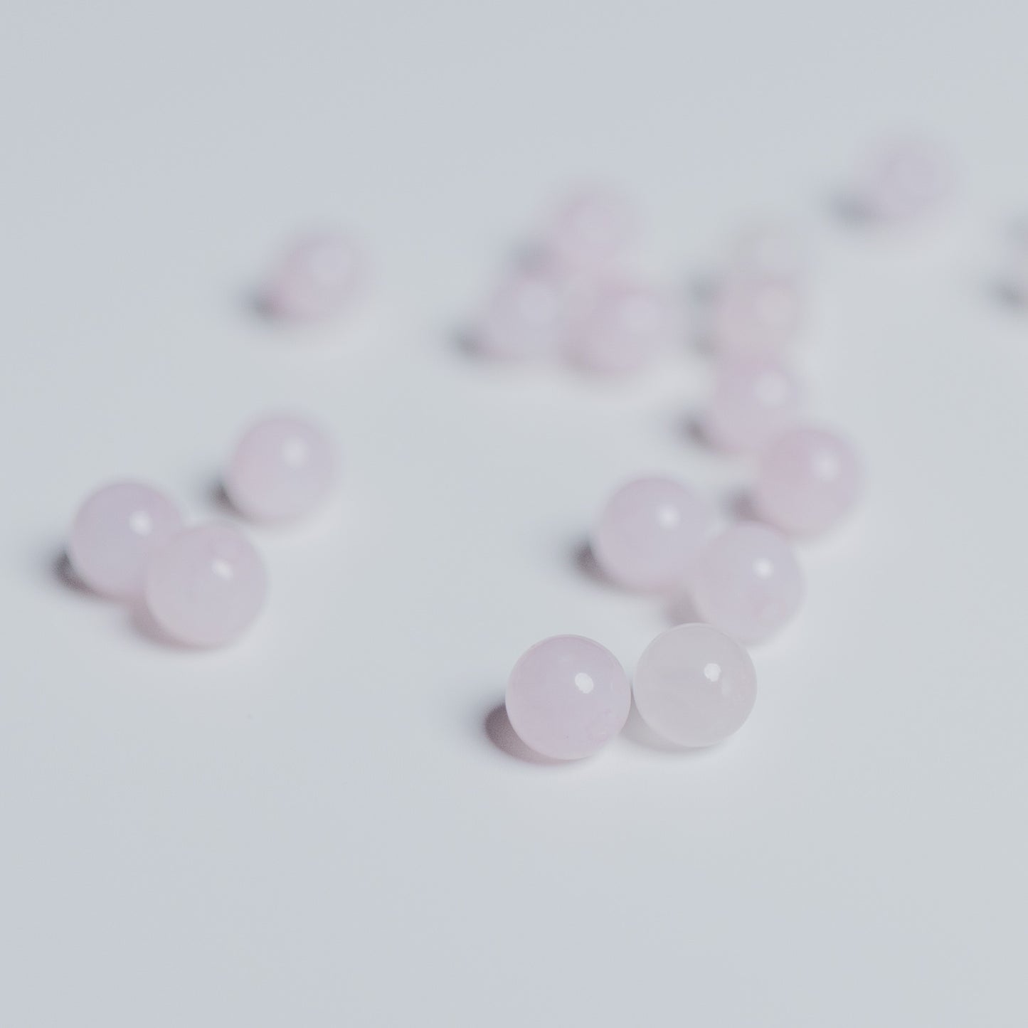 Rosenquarz - Perle - 6mm - rund