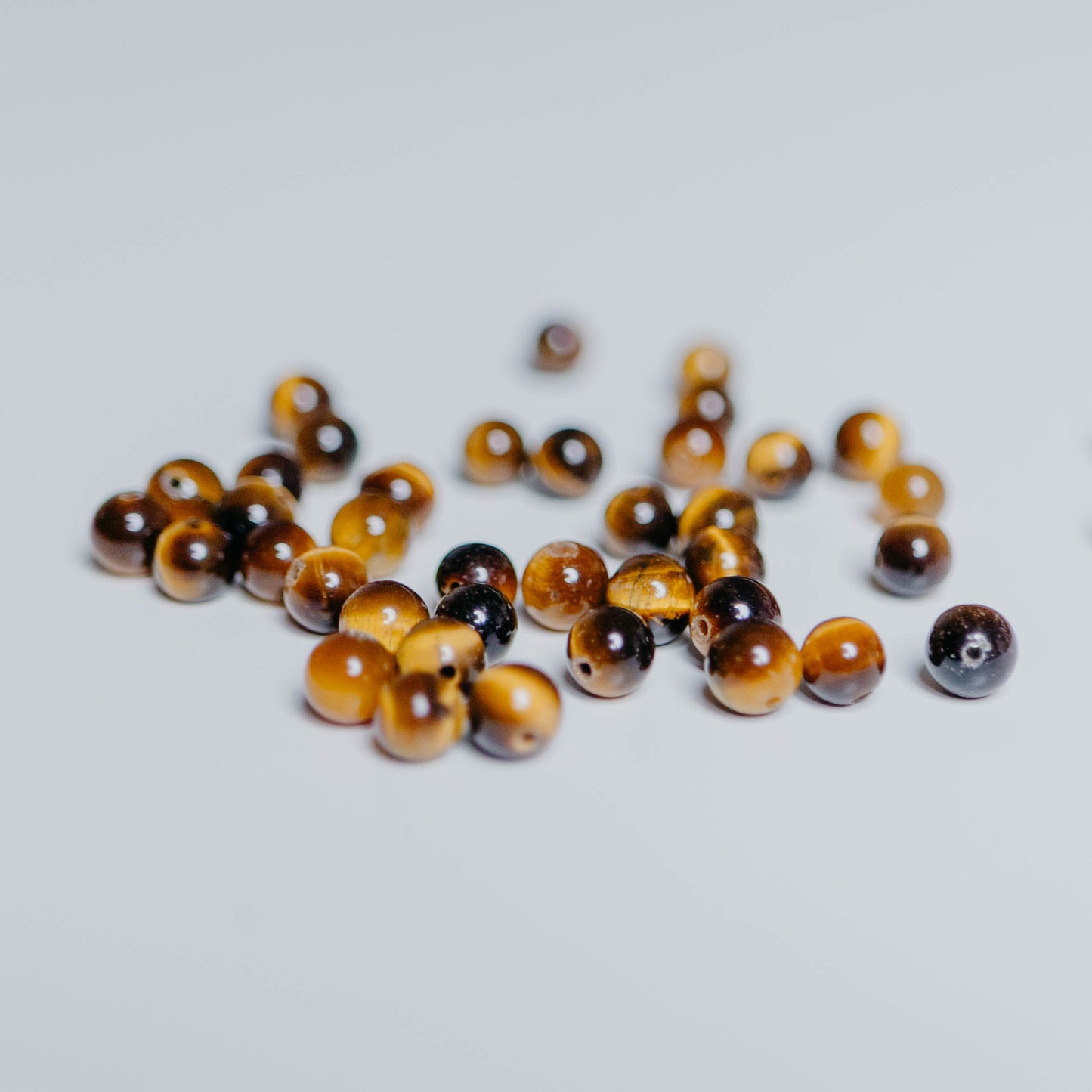 Tigerauge - Perle - 6mm - rund