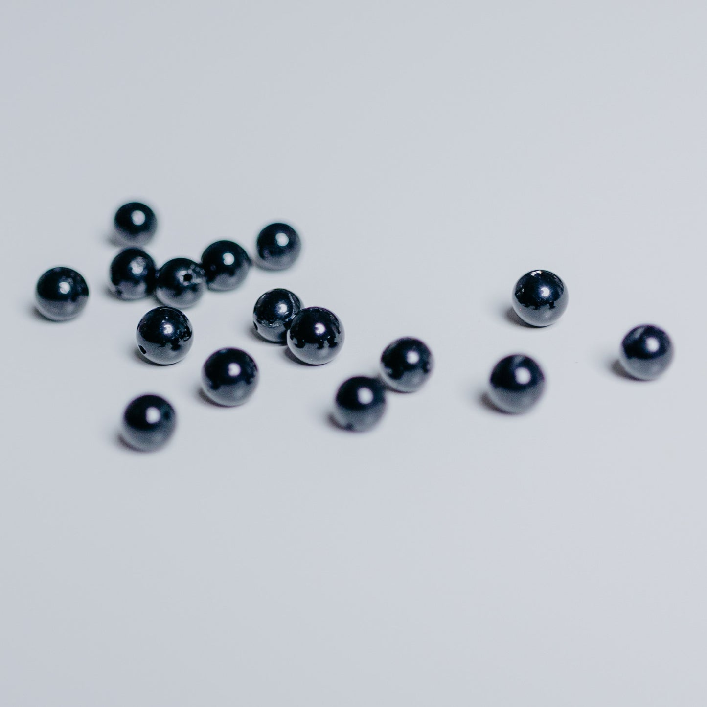 Turmalin schwarz - Perle - 6mm - rund
