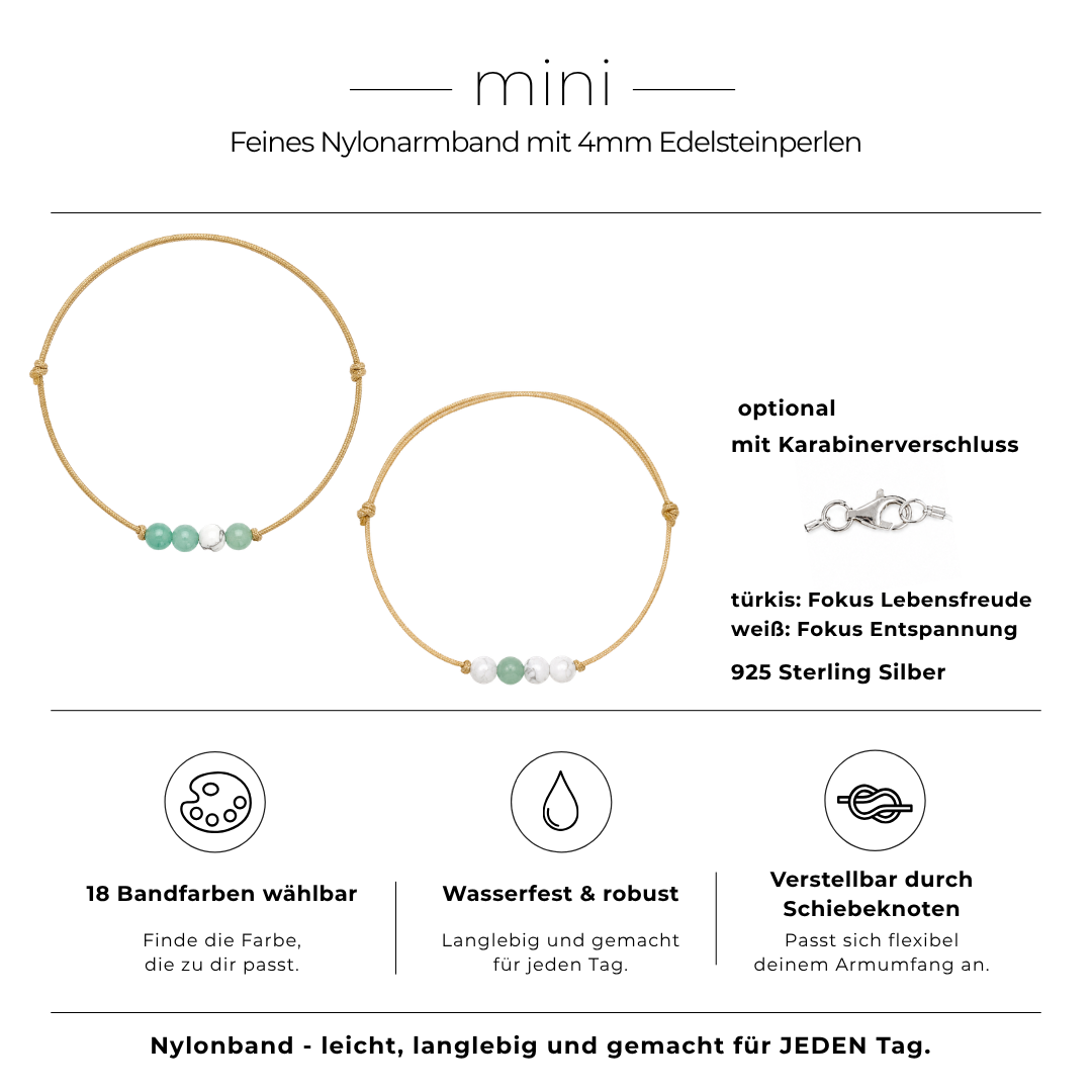 LEBENSFREUDE - Armband - ZART - mini