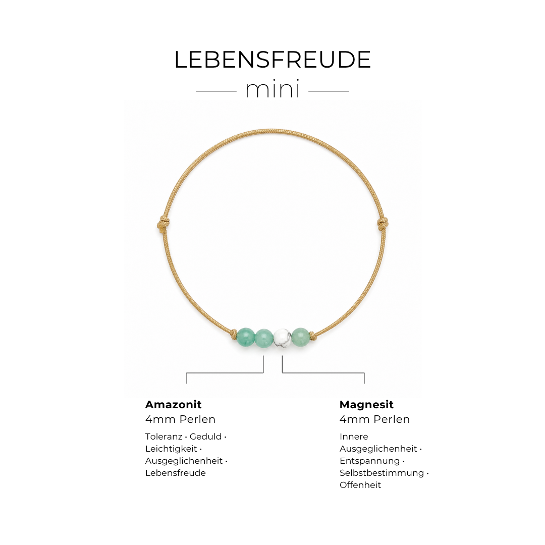 LEBENSFREUDE - Armband - ZART - mini