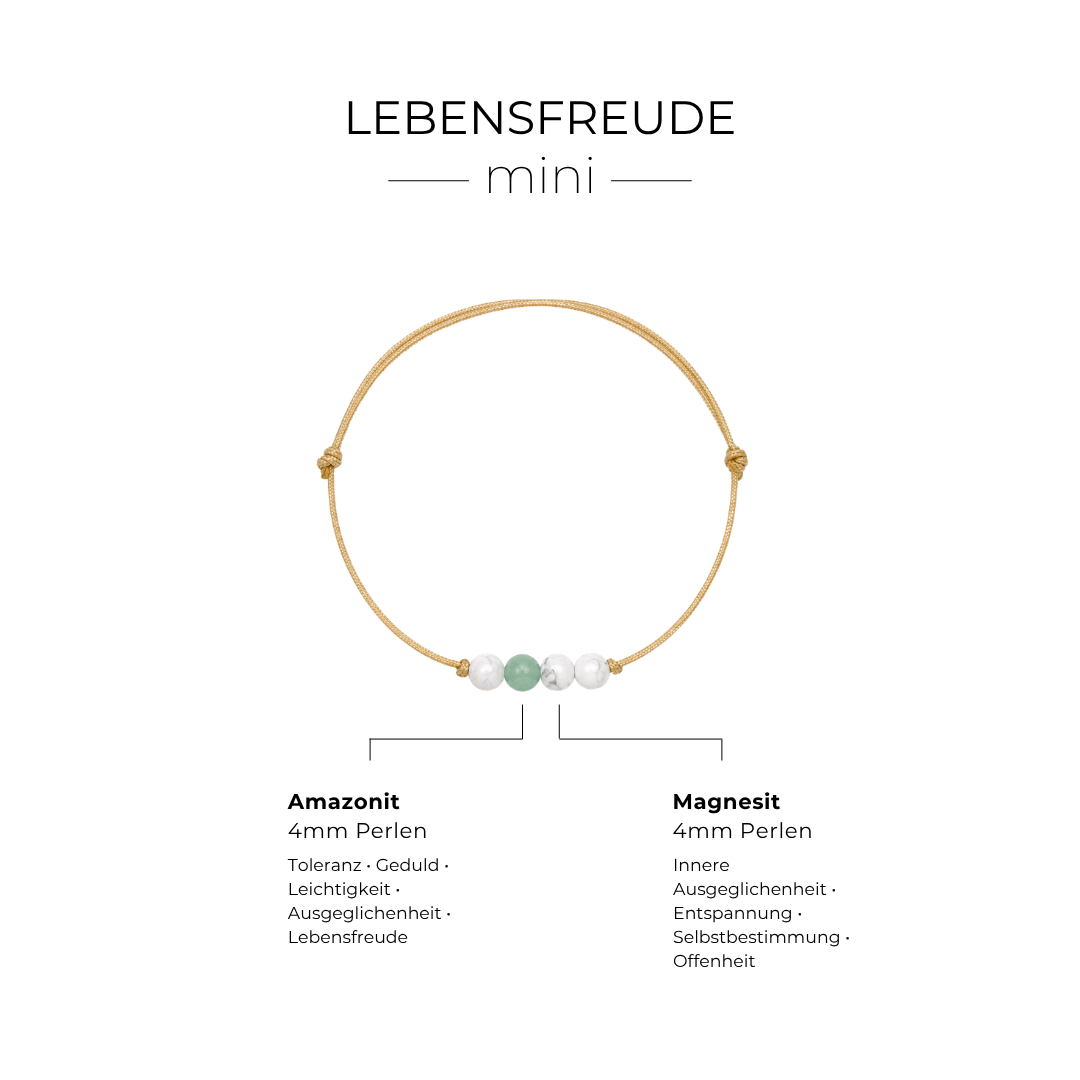 LEBENSFREUDE - Armband - ZART - mini