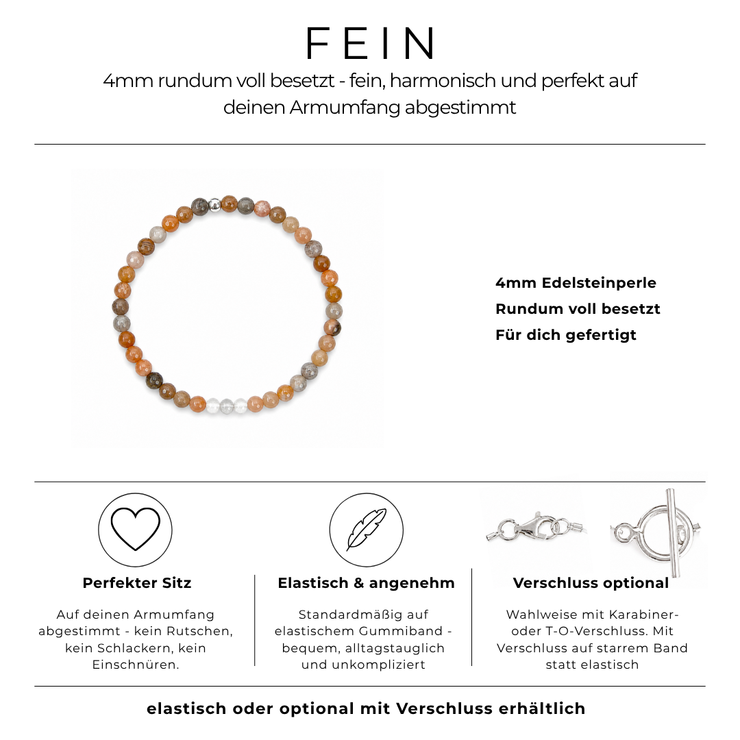 RISING MOON - Armband - FEIN - KLASSISCH
