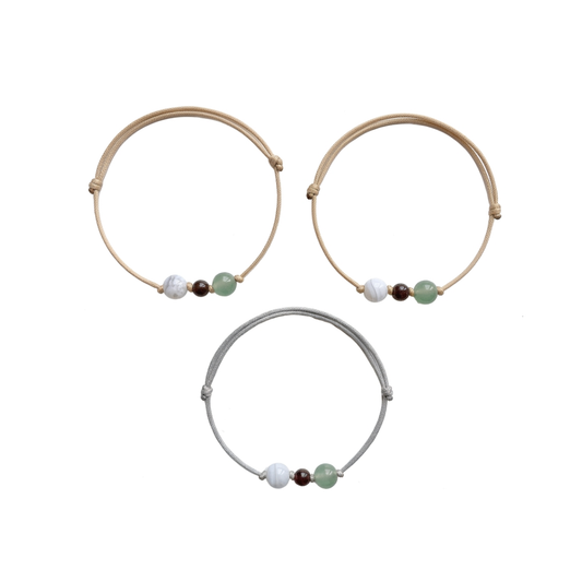 Familienband -  1 KIND - ZART - SET (3 Armbänder)