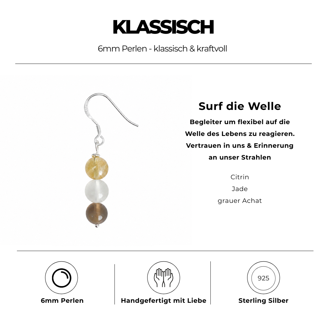 Surf die Welle - Ohrring