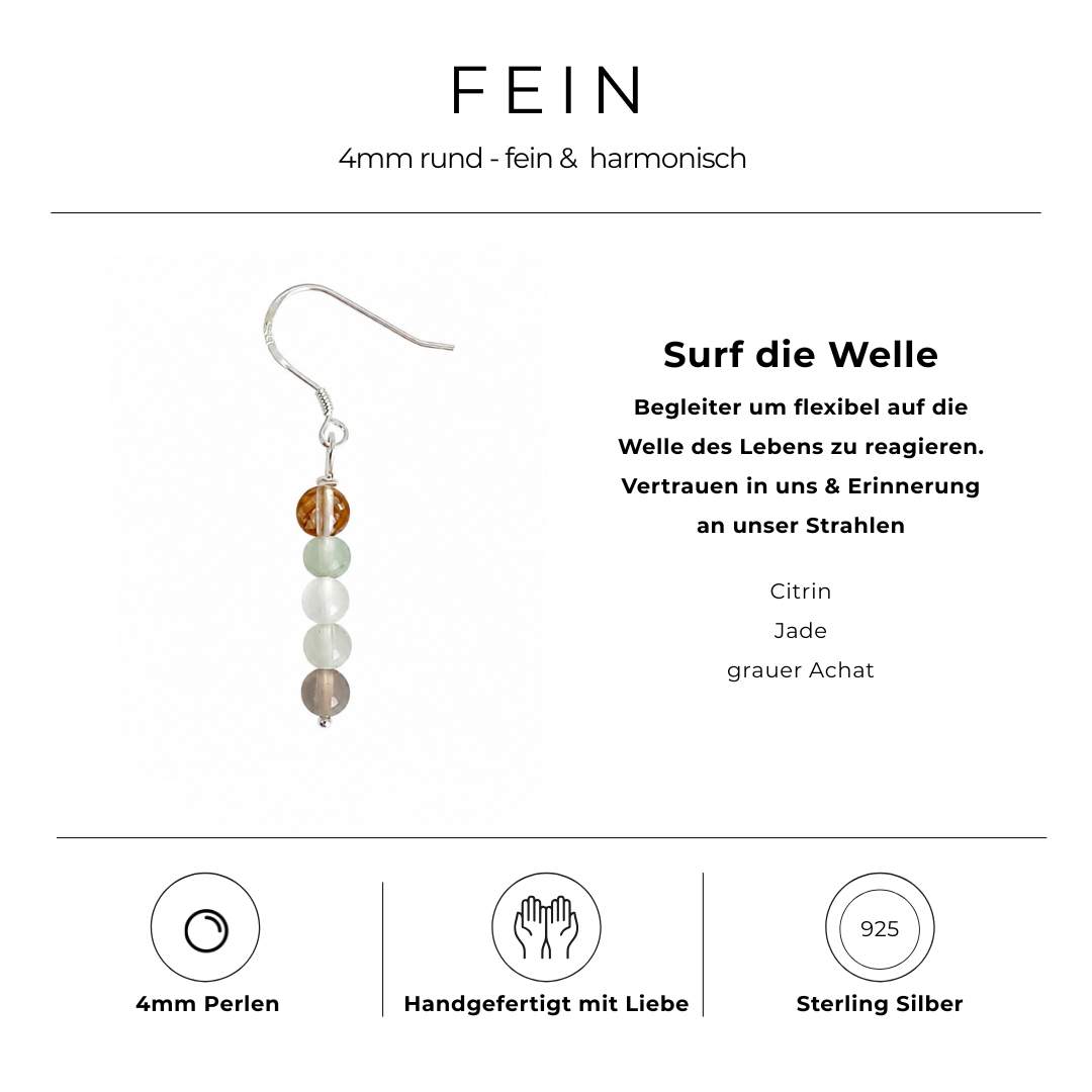 Surf die Welle - Ohrring