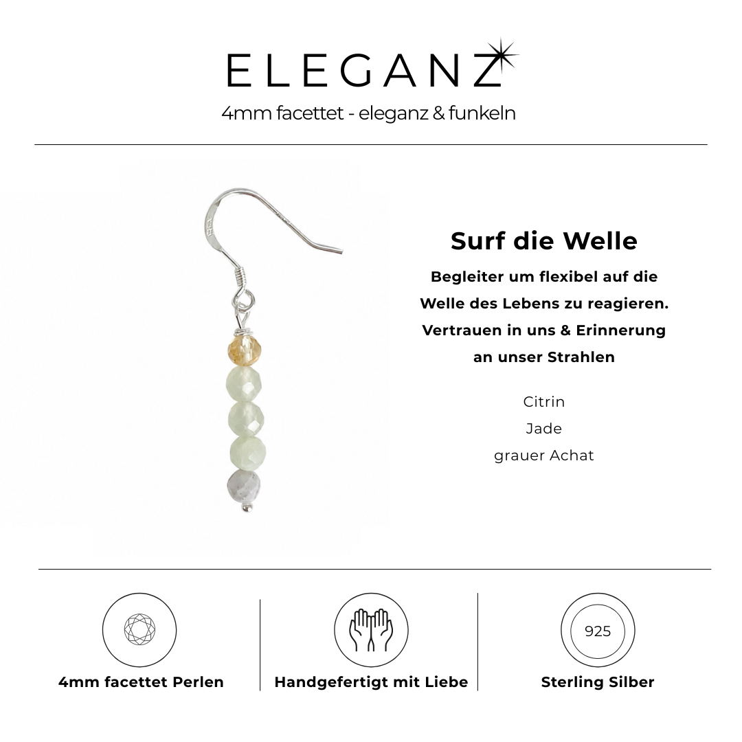 Surf die Welle - Ohrring