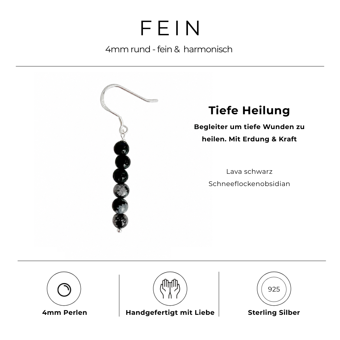 Tiefe Heilung - Ohrring