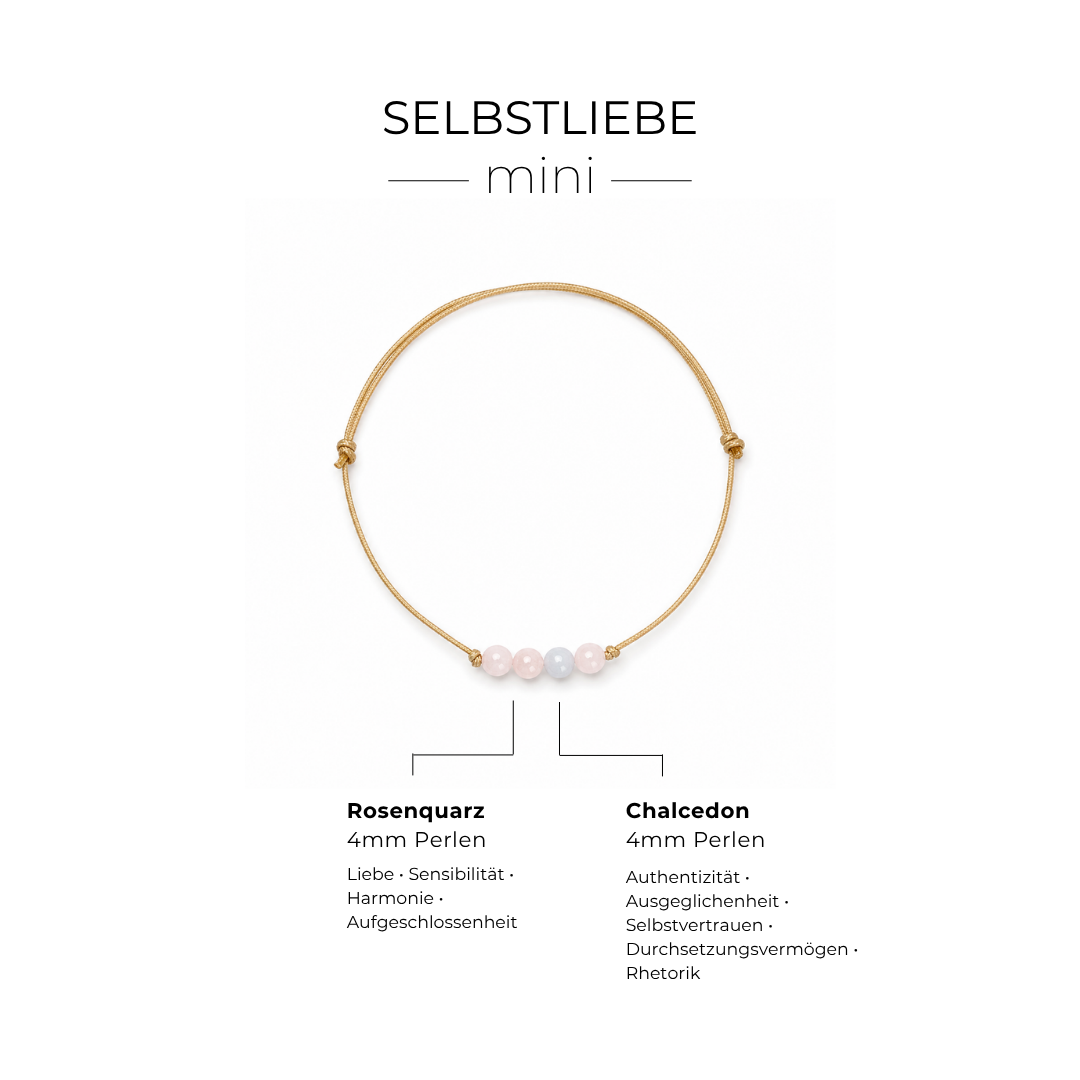 SELBSTLIEBE - Armband - ZART - mini