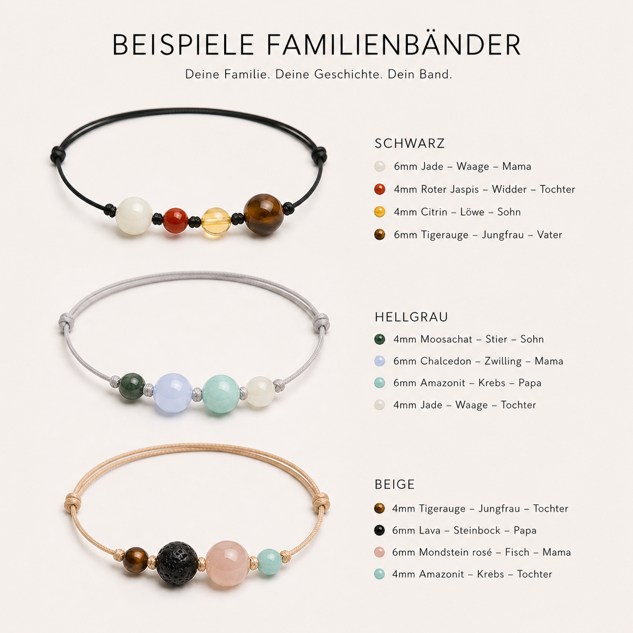 Mama-Kind-Band - ZART - Armband