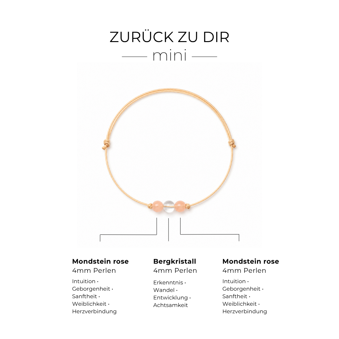 ZURÜCK ZU DIR - Armband - ZART - mini