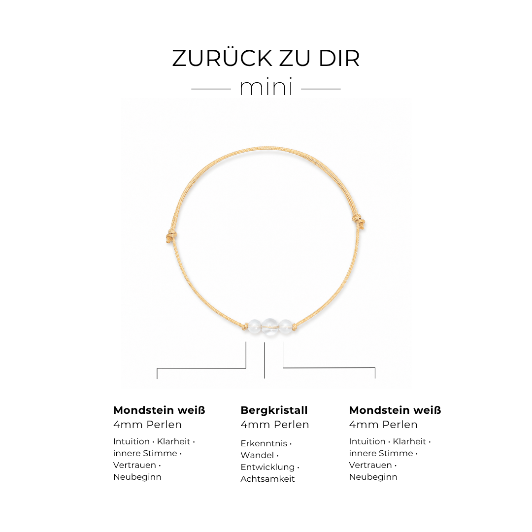 ZURÜCK ZU DIR - Armband - ZART - mini