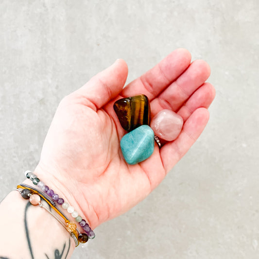 Kinesiologische Edelstein-Auswahl