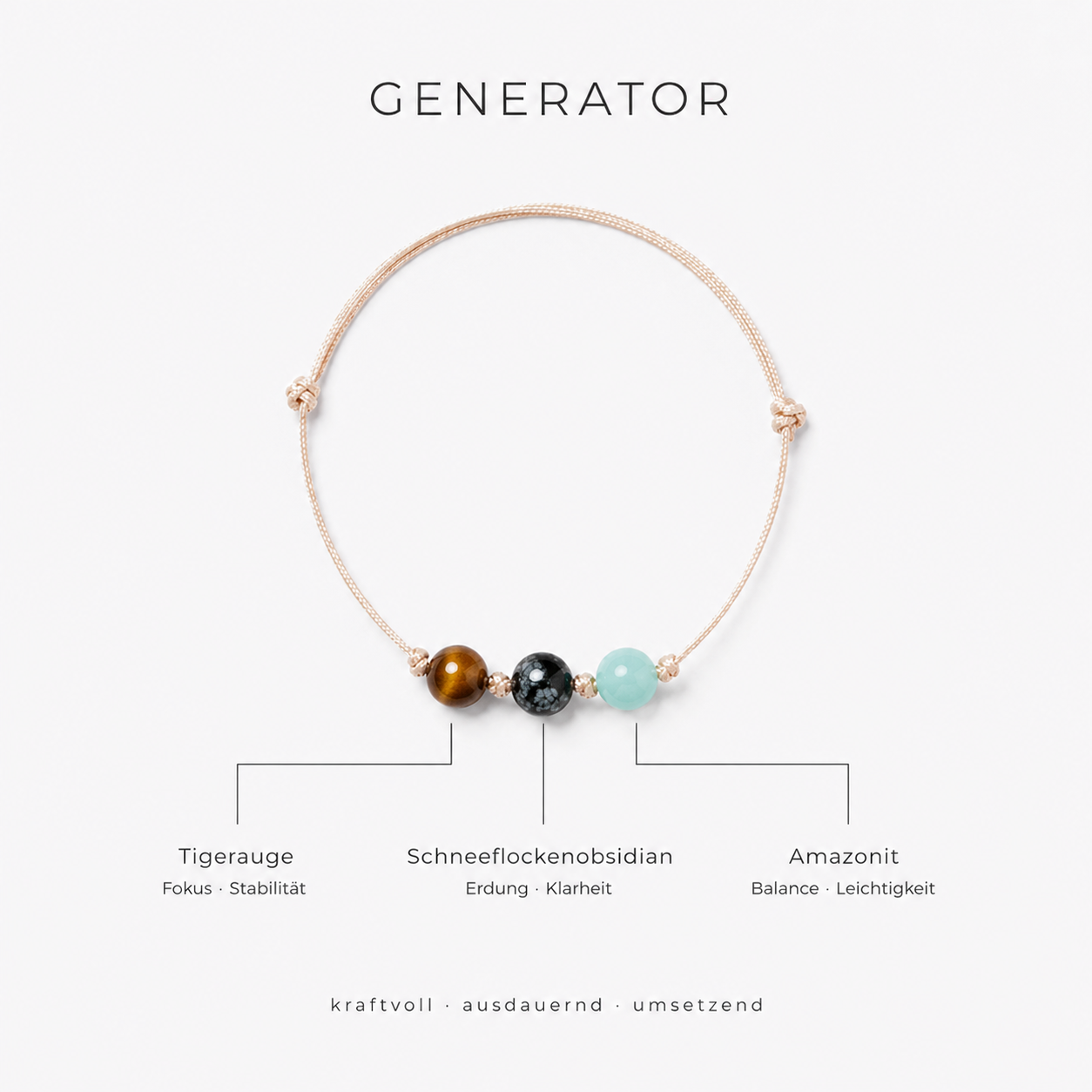 Human Design - GENERATOR - Armband