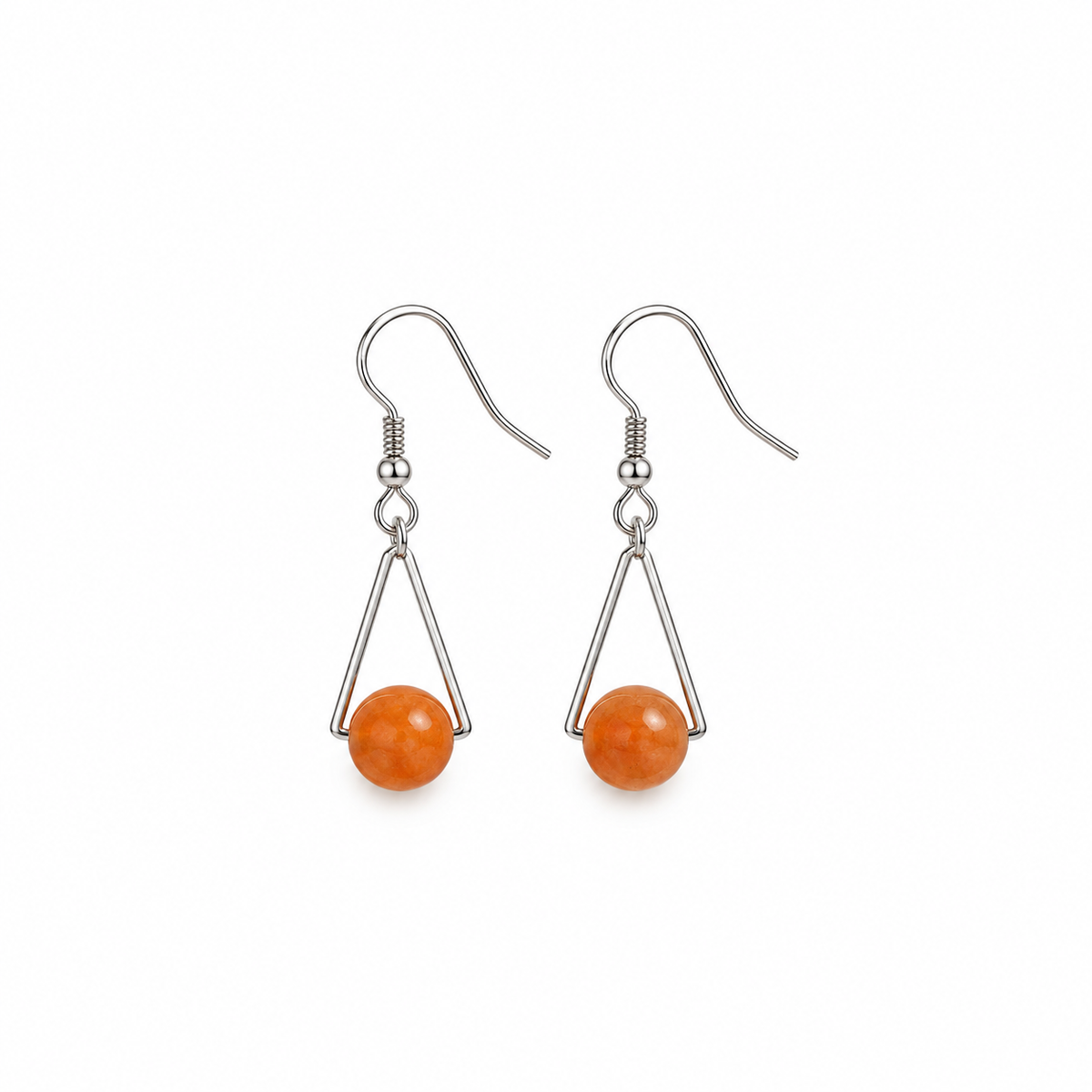 Ohrring - MONTARA - Aventurin orange