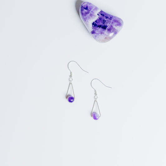 Ohrring - MONTARA - Amethyst