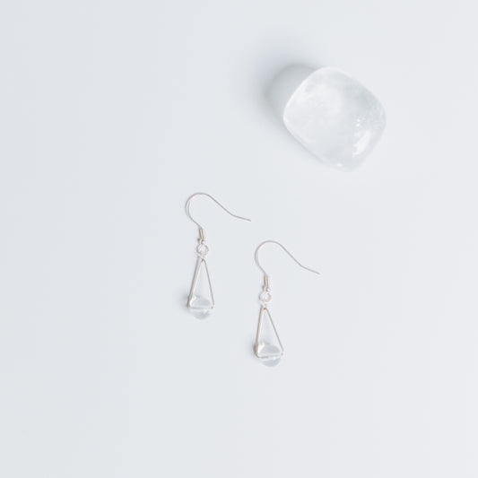 Ohrring - MONTARA - Bergkristall