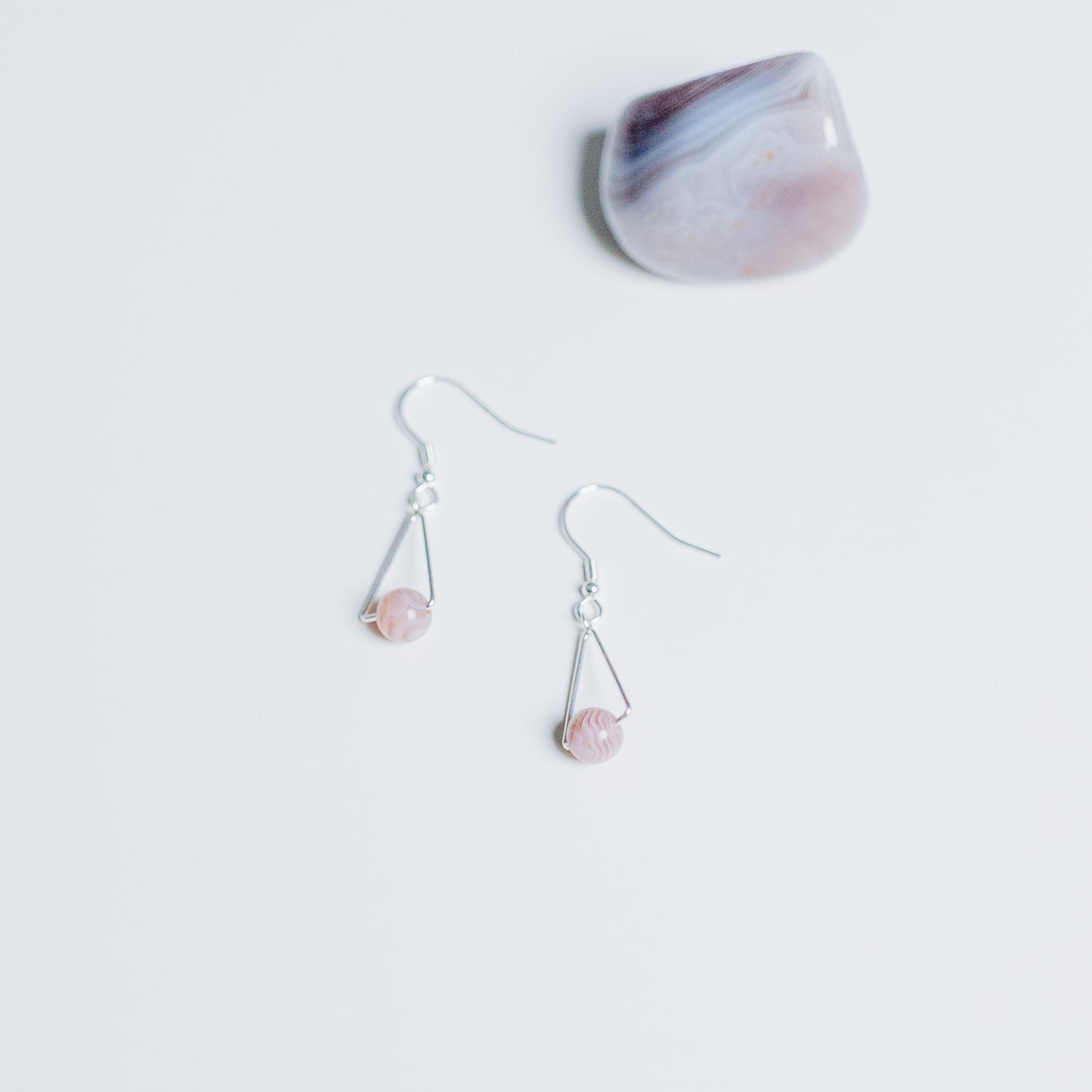 Ohrring - MONTARA - Botswana Achat