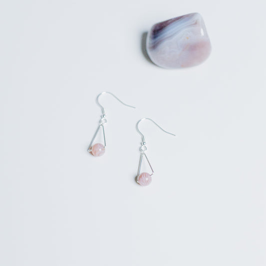 Ohrring - MONTARA - Botswana Achat