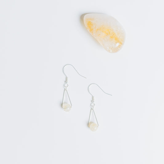 Ohrring - MONTARA - Citrin