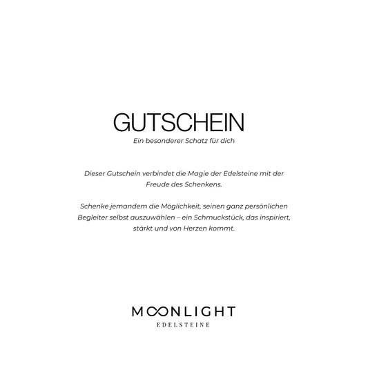 MOONLIGHT Edelsteine Gutschein