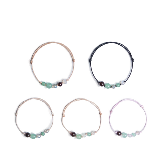 Familienband - 3 KINDER - ZART - SET (5 Armbänder)