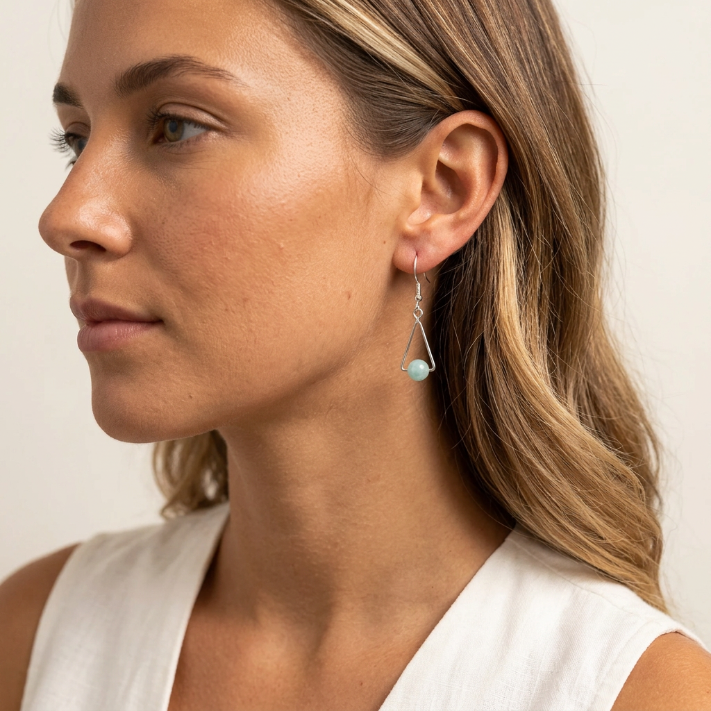 Ohrring - MONTARA - Amazonit