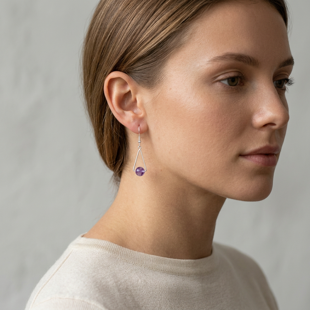 Ohrring - MONTARA - Amethyst