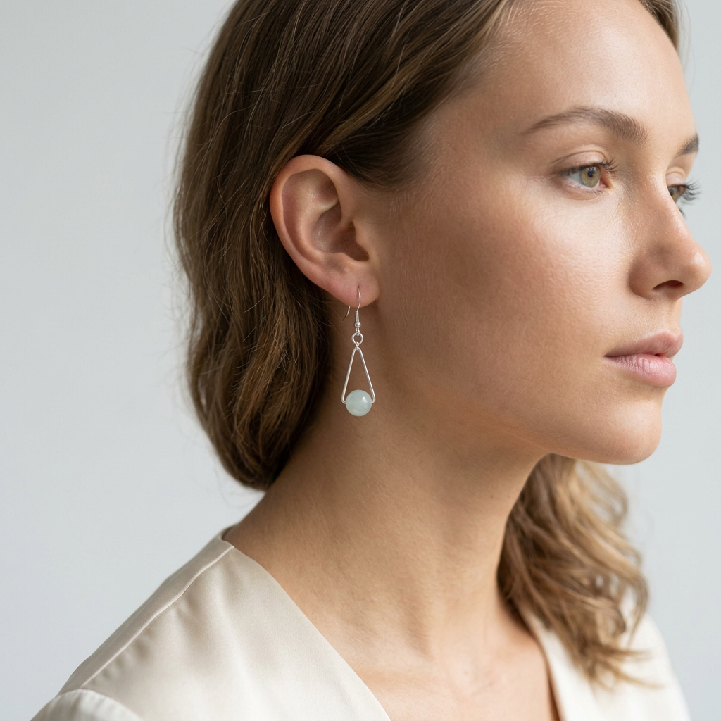 Ohrring - MONTARA - Jade
