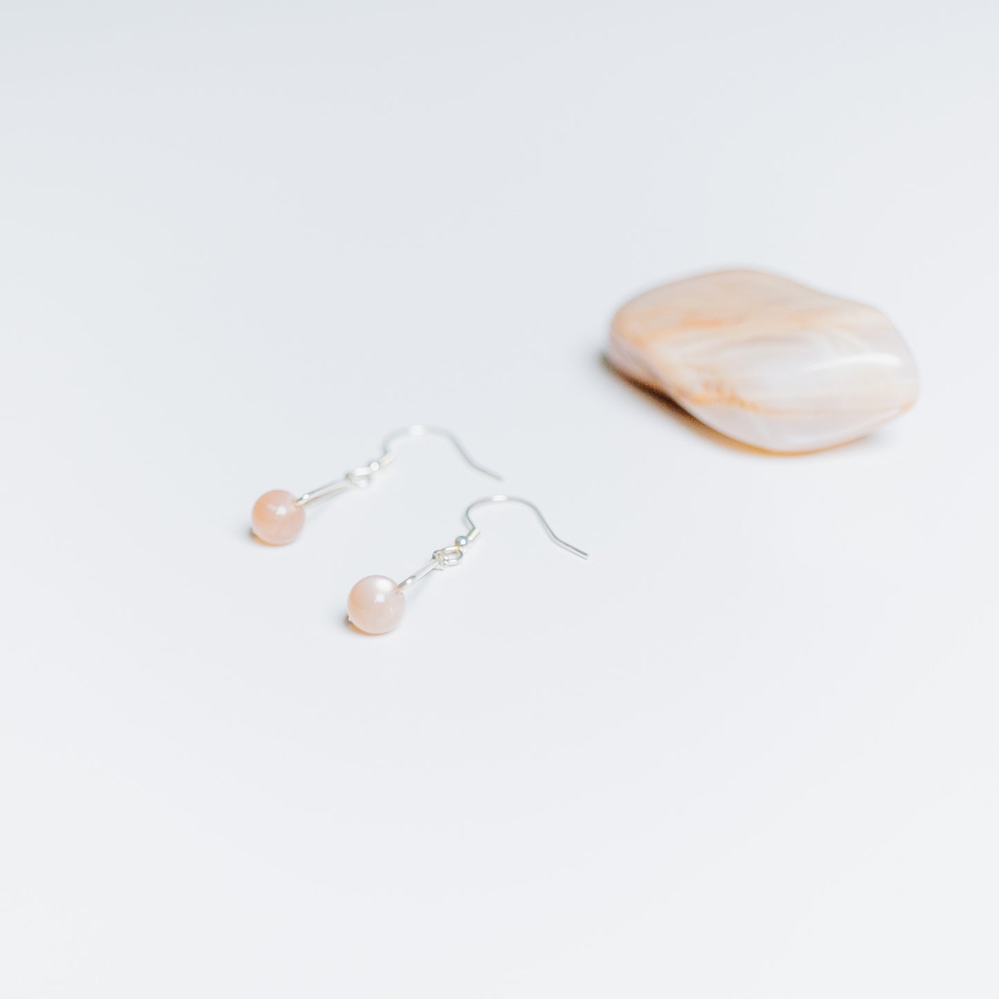 Ohrring - MONTARA - Mondstein rosé