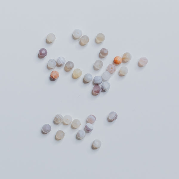 Botswanaachat - 4mm - facettet