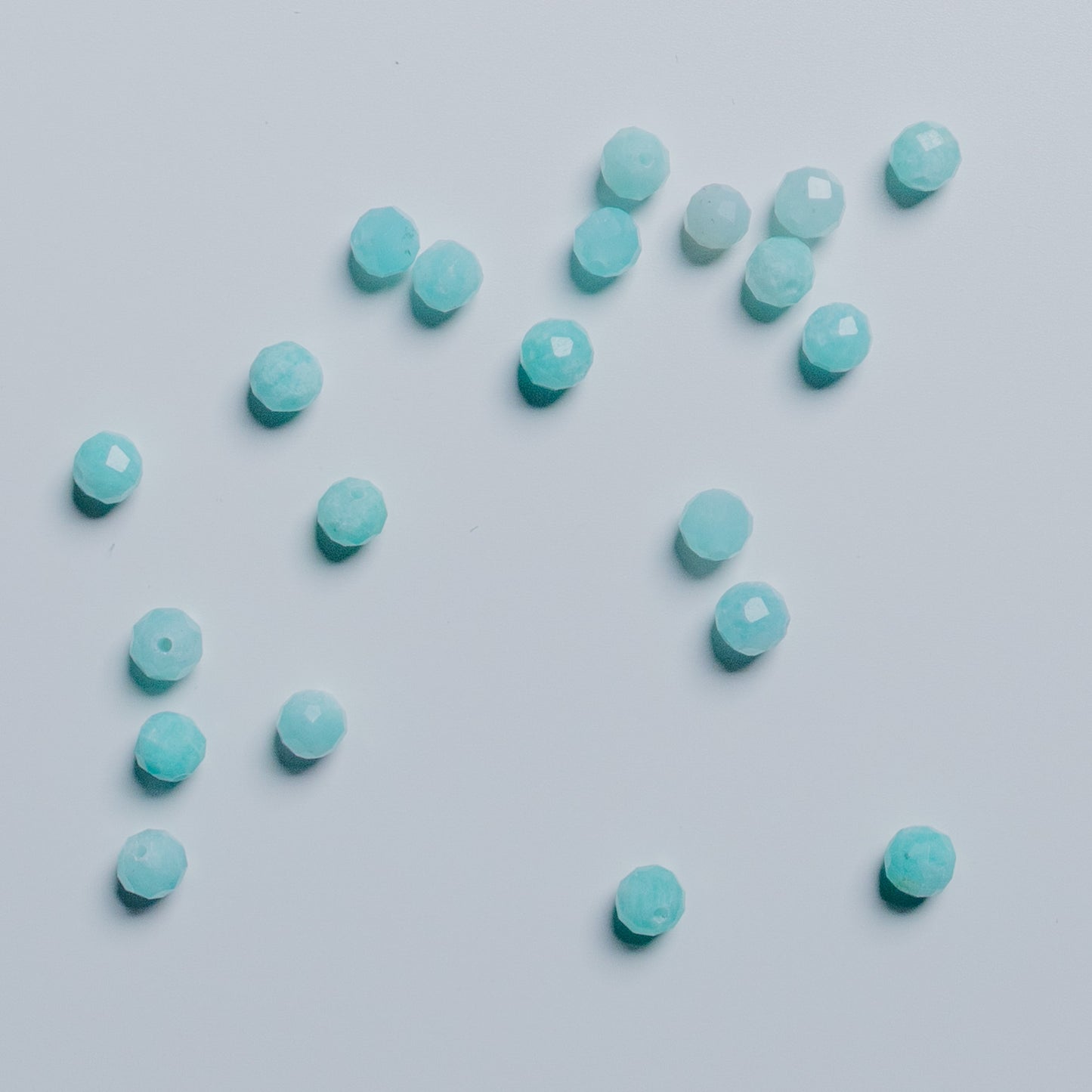 Amazonit - Perle - 4mm - facettet