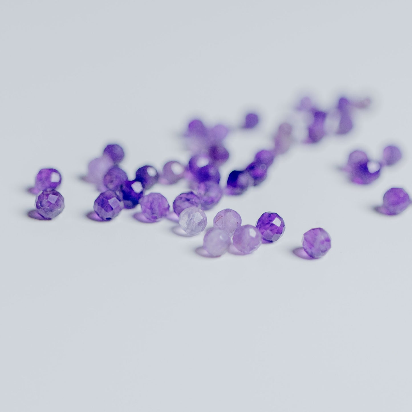 Amethyst - Perle - 4mm - facettet
