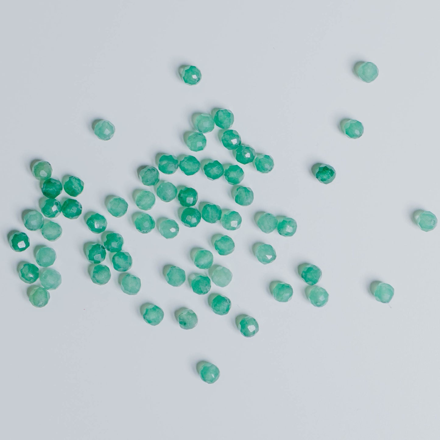 Aventurin grün - Perle - 4mm - facettet