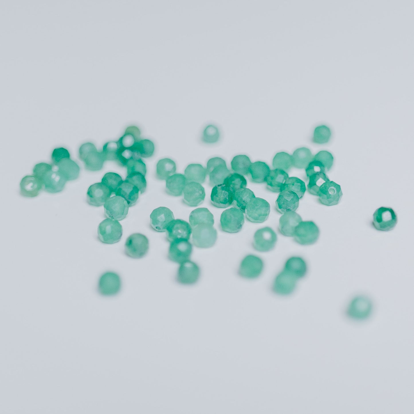 Aventurin grün - Perle - 4mm - facettet