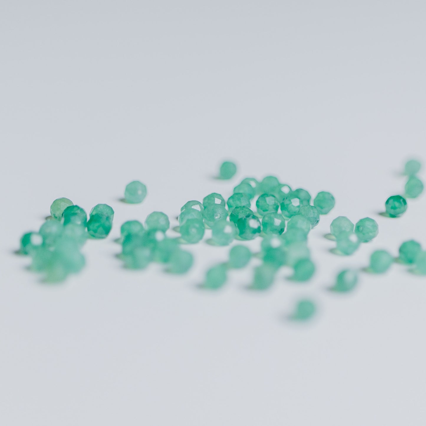 Aventurin grün - Perle - 4mm - facettet