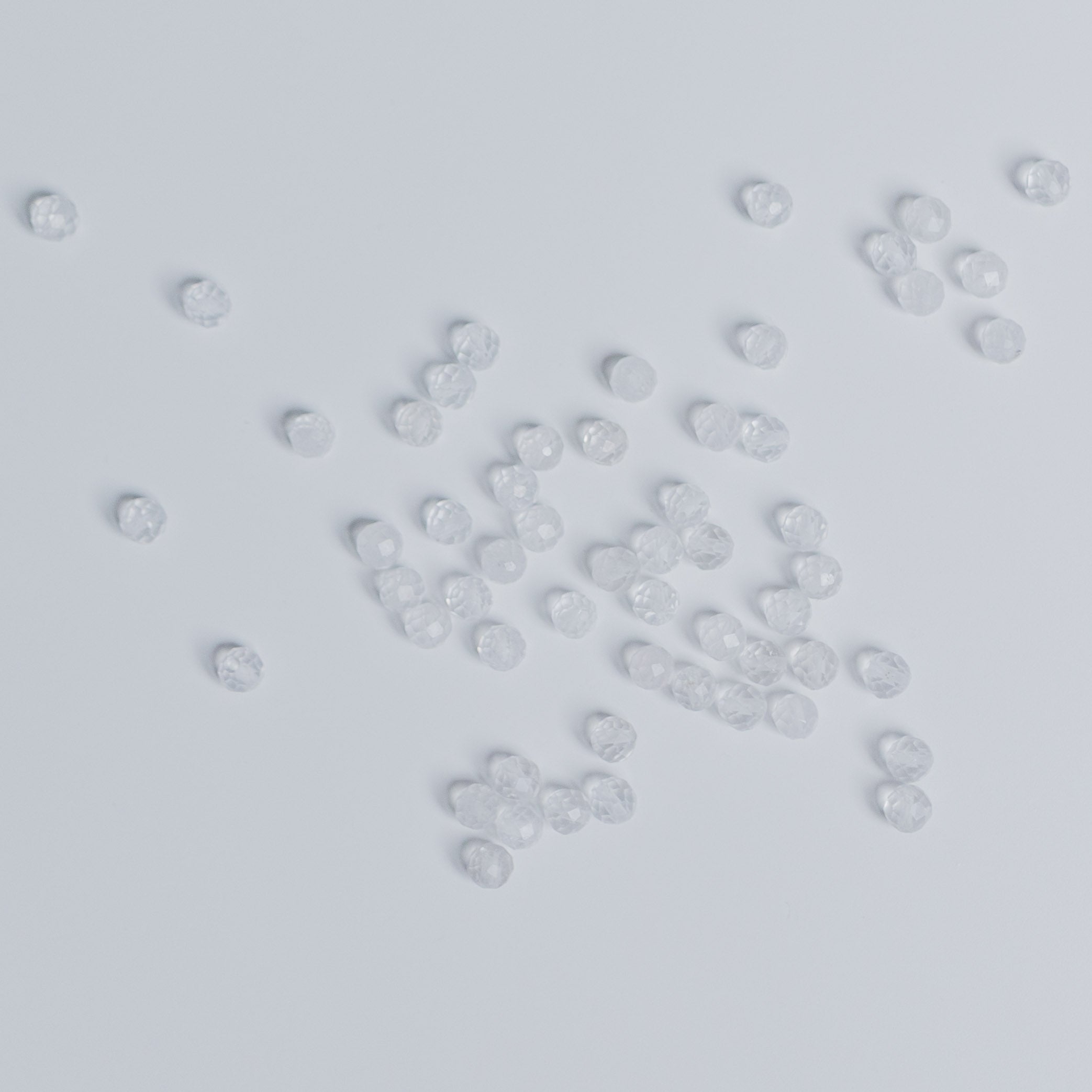 Bergkristall - Perle - 4mm - facettet