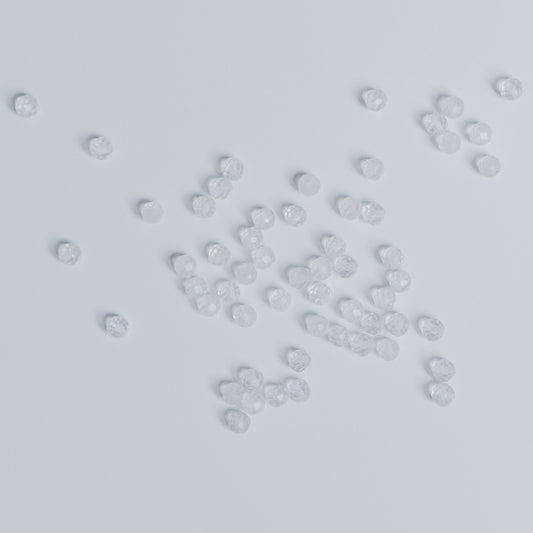 Bergkristall - Perle - 4mm - facettet