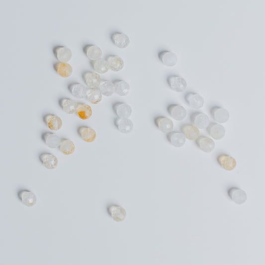 Citrin - Perle - 4mm - facettet