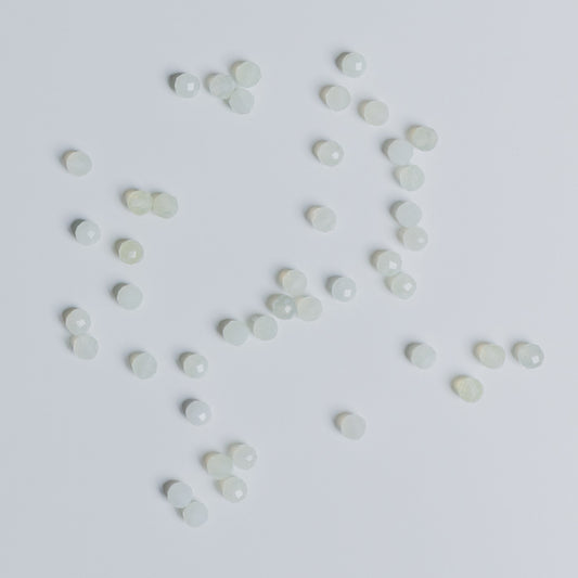 Jade - Perle - 4mm - facettet