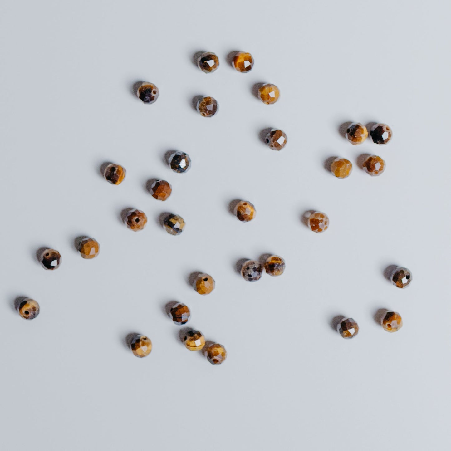 Tigerauge - Perle - 4mm - facettet