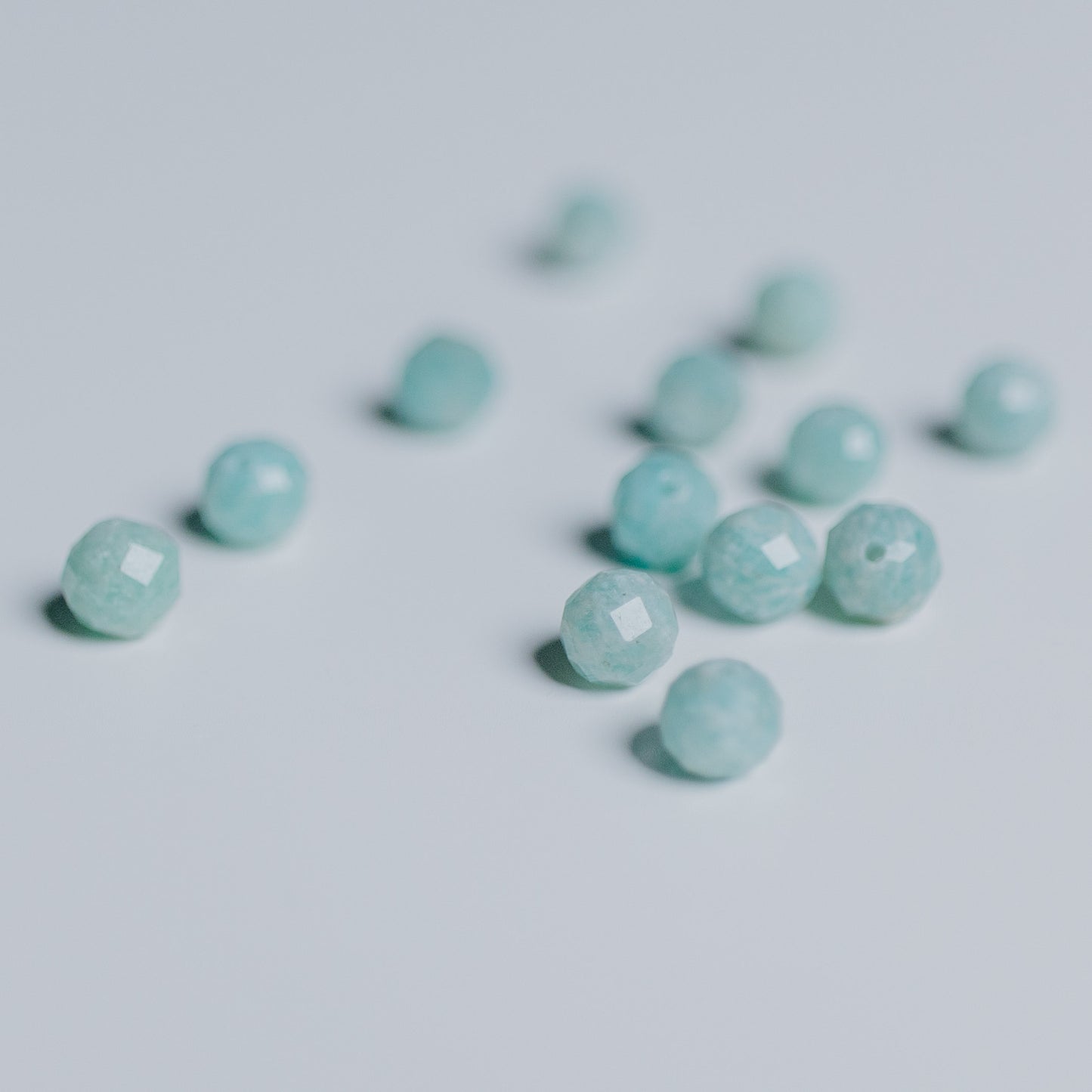 Amazonit - Perle - 6mm - facettet