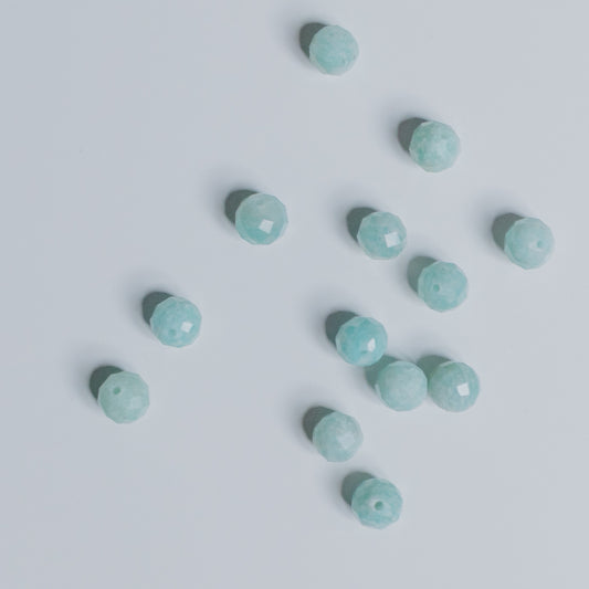 Amazonit - Perle - 6mm - facettet