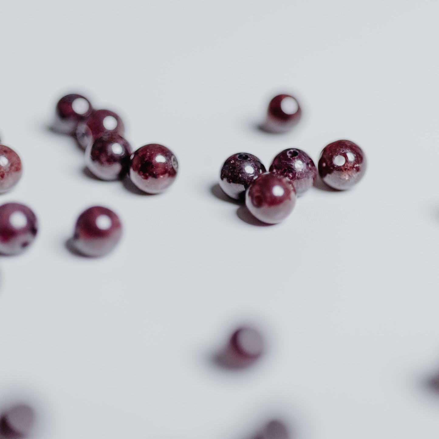 Granat - Perle - 4mm - rund