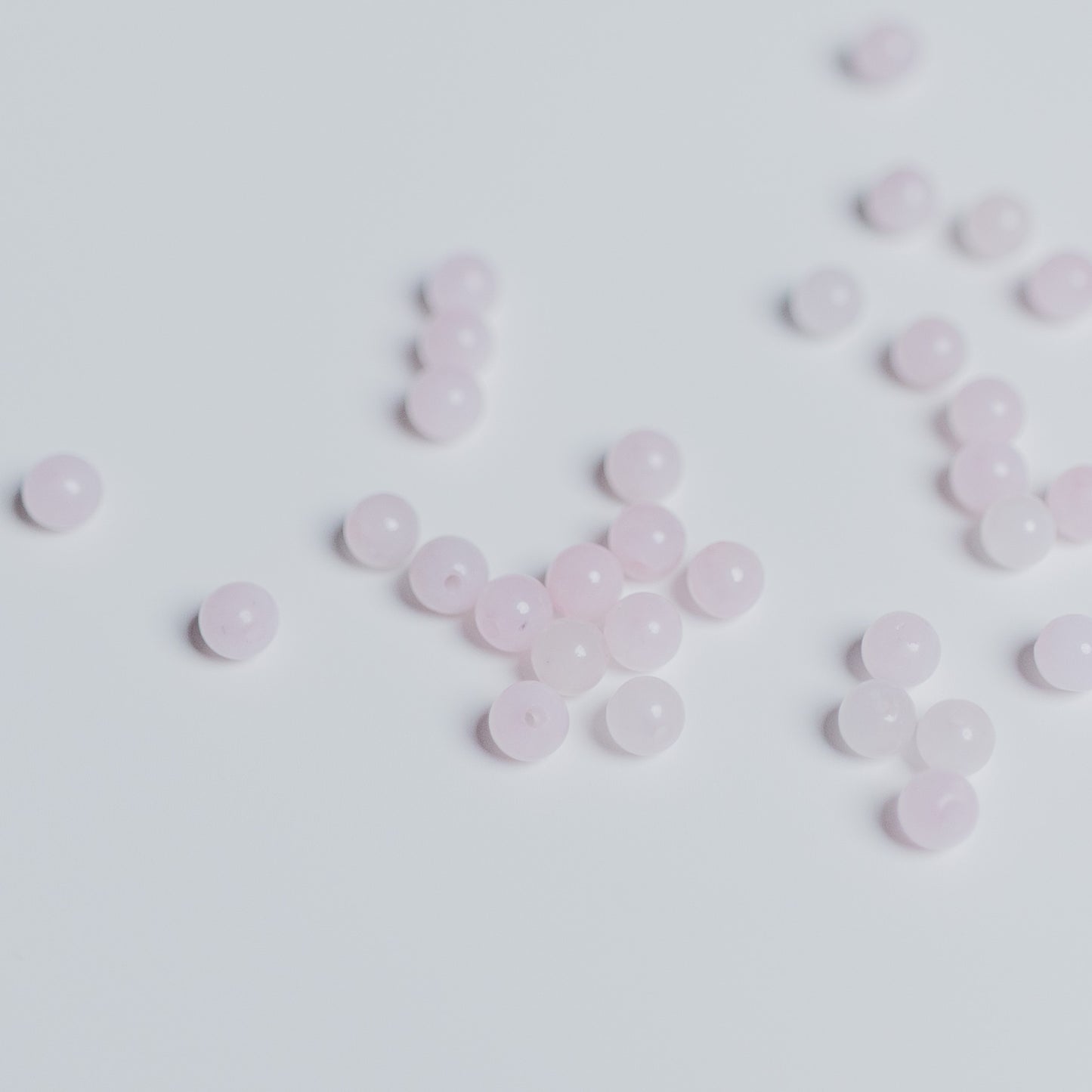 Rosenquarz - Perle - 4mm - rund