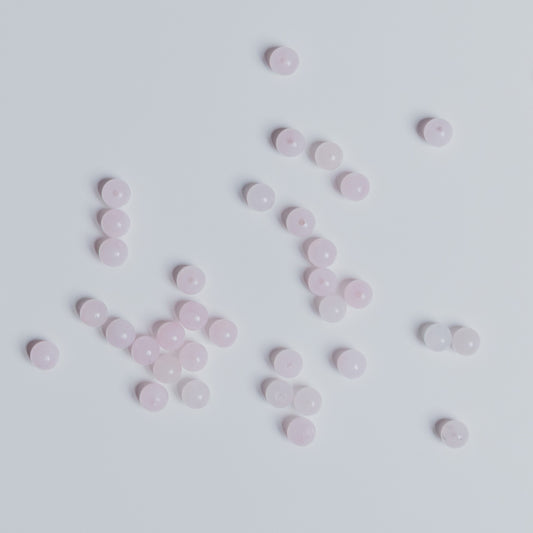 Rosenquarz - Perle - 4mm - rund